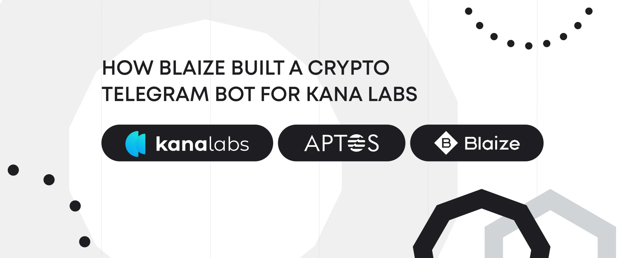 Blaize in cooperation with Kana Labs developed a Telegram service that simplifies asset management on the Aptos blockchain